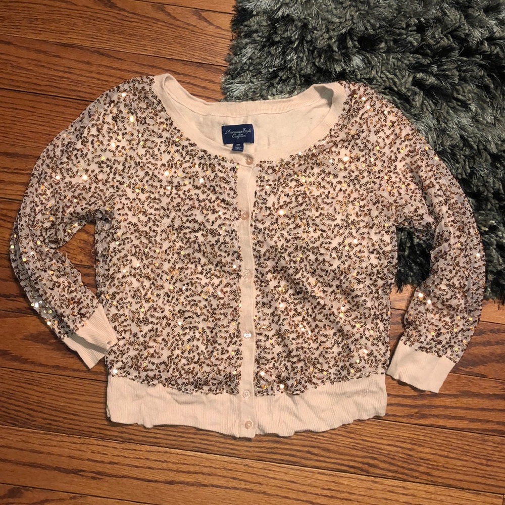 Sequin cardigan